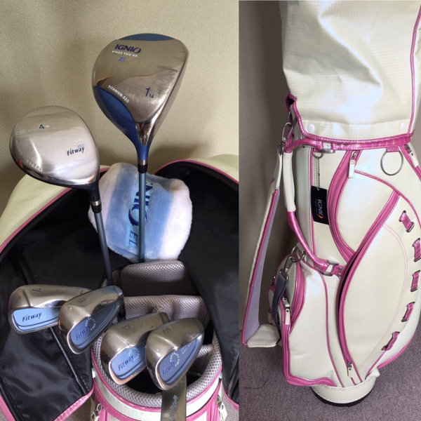 【レディース初心者セット】　イグニオ　FITWAY　ゴルフクラブ