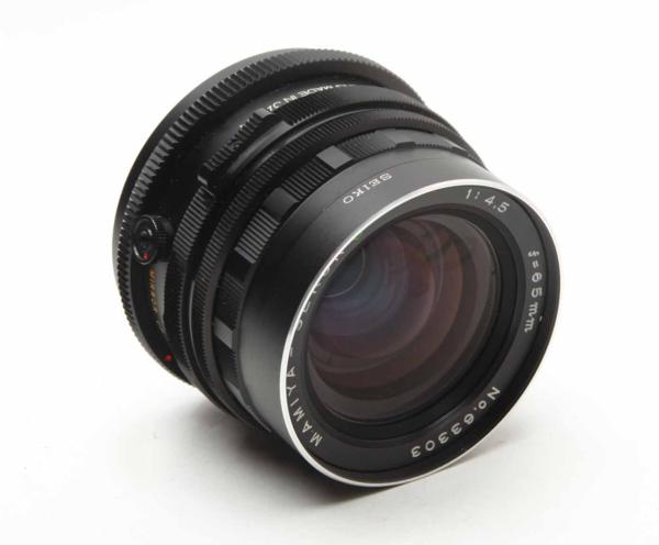 マミヤ RB67 用 65mm f4.5 フィルター付き 美品、モルト交換済マミヤ