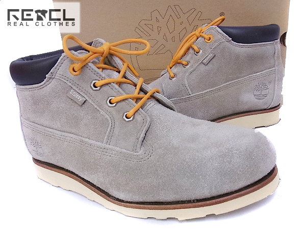 Timberland×STUSSY/30周年記念チャッカ グレー ブーツ/39584/9