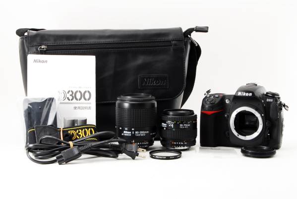超極上級●Nikon ニコン D300 Wレンズ 保証 ★送料無料★