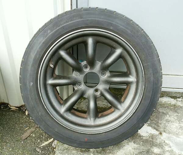 ワタナベホイール当時物 7J-13 4穴 PCD114.3① : 13インチ