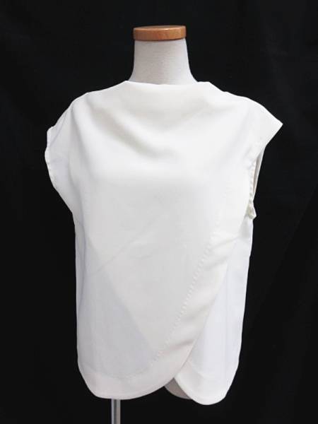 イエナ IENA 15SS ノースリーブ カットソー ラップ風 ストレッチ