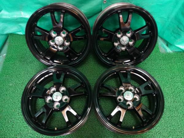 トヨタ純正30プリウス後期○15×6J +45 5H PCD100 中古4本○み15