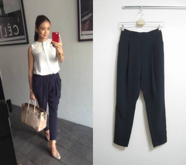 滝沢眞規子着 15aw ENFOLDエンフォルド ジョッパーズパンツ 38  