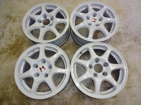 ホンダEK9シビックタイプR純正15インチホイールのみ4本セット ホイール