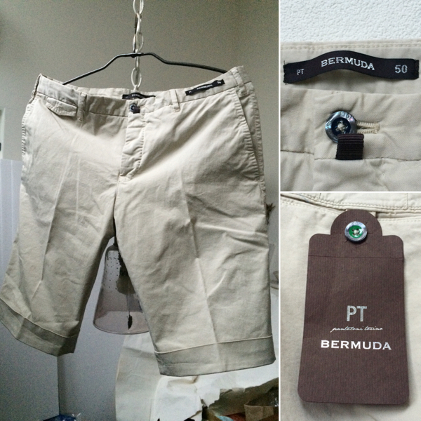 PT01 BERMUDA ショートパンツ 新品 PT01 ショートパンツBERMUDAバミューダ 50ショーツ/incotex PT01