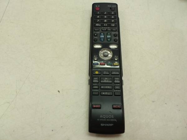 シャープ　レコーダリモコン　GA558PA　中古品1517