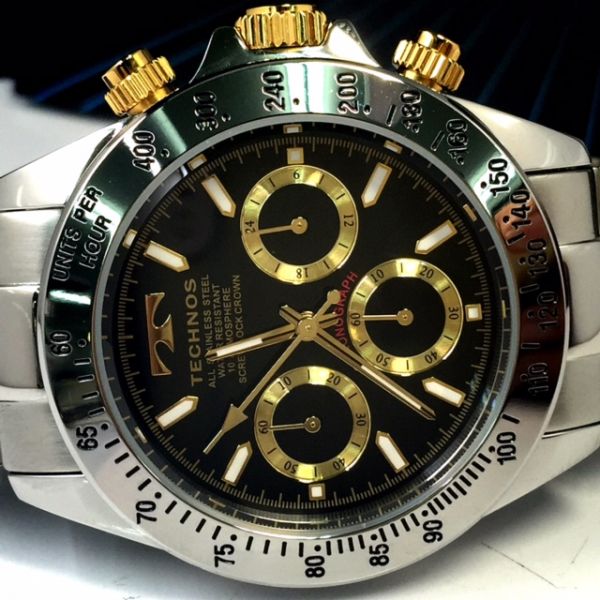 新品TECHNOS テクノス 正規品 腕時計クロノグラフ