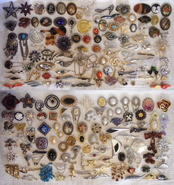 150個以上◆ブローチおまとめセット◆多種類/大量/約2kg