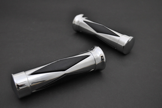 汎用　アルミグリップ　Φ２５．４用　ダイヤ　ハンドル　非貫通