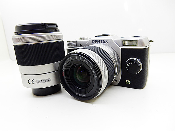 質Ba】PENTAX デジタル 一眼レフカメラ Q7 Wズームキット 美品 PENTAX