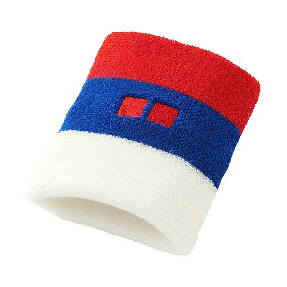 ユニクロ 錦織 リオオリンピックモデル リストバンド 白青赤新品_1