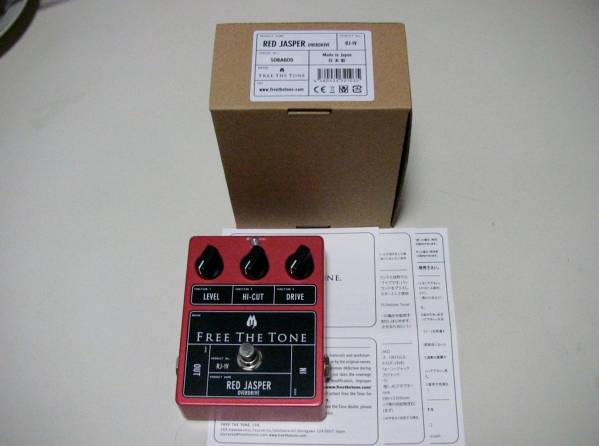 Tone The Free Red RJ-2V Jasper Overdrive JASPER RED the - ⁄ | of