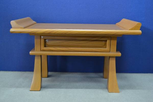 ★新品★経机★1８号★欅調★お盆大特価★1台限り★