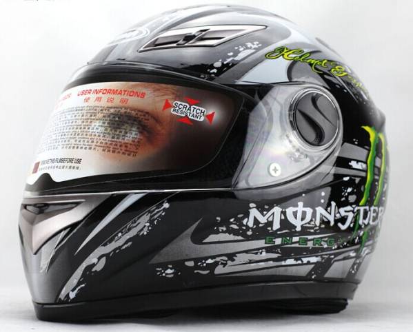 激安！モンスターエナジーフルフェイスヘルメット★サイズあり