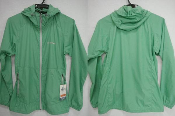 モンベル ウインドブラントパーカー ライトグリーン L Women's
