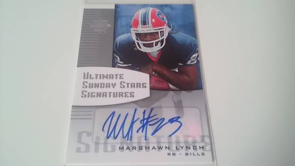 人気SALE，爆買い NFL サイン オ－ト マーション リンチ MARSHAWN LYNCH AUTO 2007 ULTIMATE COLLECTION AUTOGRAPHS FOOTBALL AUTO(その他)｜売買されたオークション情報、yahooの商品情報をアーカイブ公開 - オークファン その他