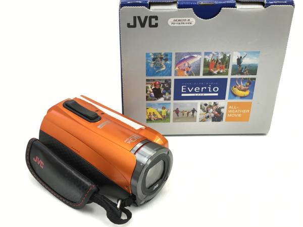 販売廉価 《美品 未使用》 JVC Everio GZ-R300-D オレンジ エブリオ