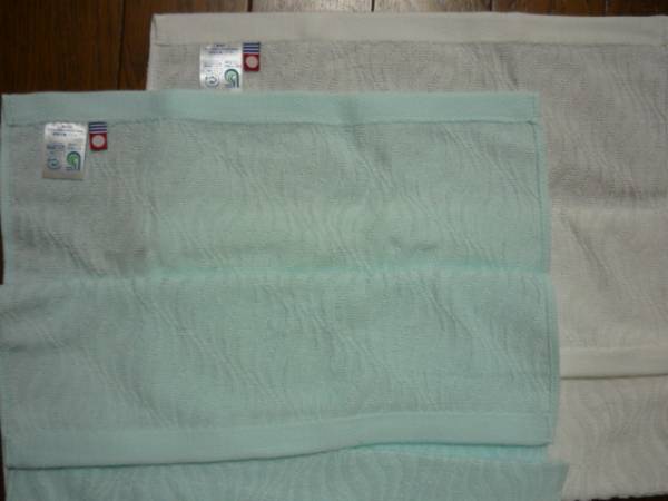 新品　今治タオル　2枚　白、水色　定形外205円_2