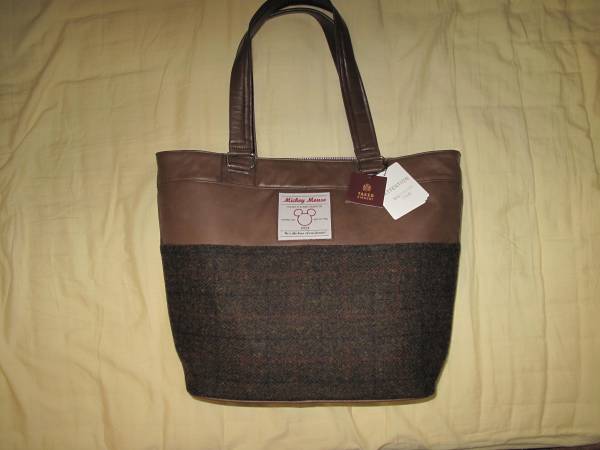 新品 Disney Harris Tweed Takeo Kikuchi トリプルコラボ バッグ