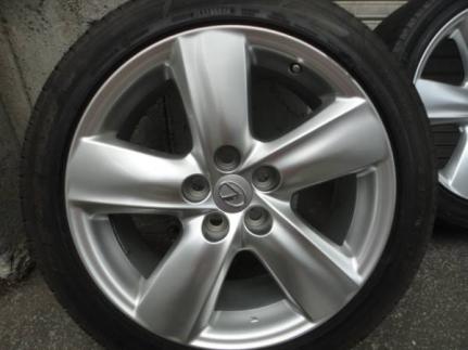 レクサス　純正18インチAW　タイヤセット