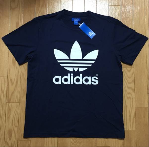 アディダス オリジナルス tシャツ 新品 2XO XXL 紺 adidas