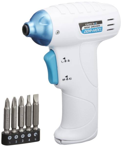 高儀 EARTH MAN 6V 乾電池式 ミニドライバー DDR-140CL_1