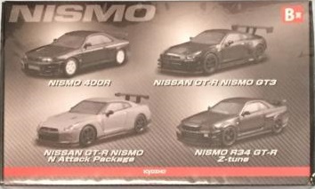 京商 ミニカーくじ B賞 ニスモ GT-R マットカラー 4台セット 京商