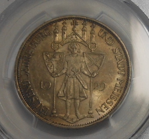 1929年 中国 広東 20元 銀貨 MS 63 1929年 マイセン ワイマール銀貨 PCGS MS63 3マルク 1929年 マイセン