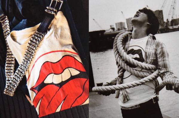 キムタク着 ビンテージラグランTシャツ ローリングストーンズ S