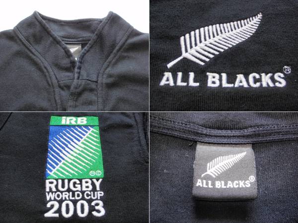 レア USED 送料込 RWC2003 オールブラックス adidas ジャージ Sサイズ