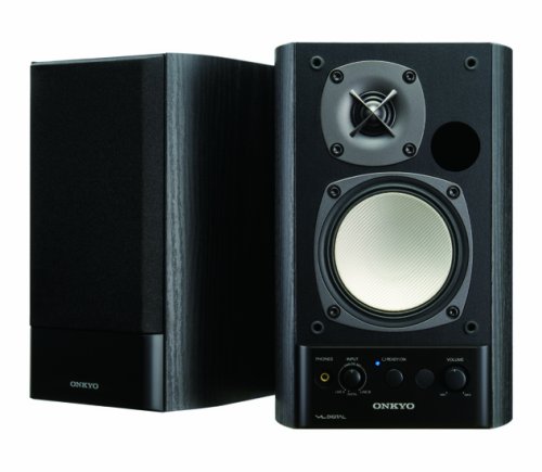 送料無料 ONKYO WAVIO パワードスピーカーシステム GX-500HD(B)