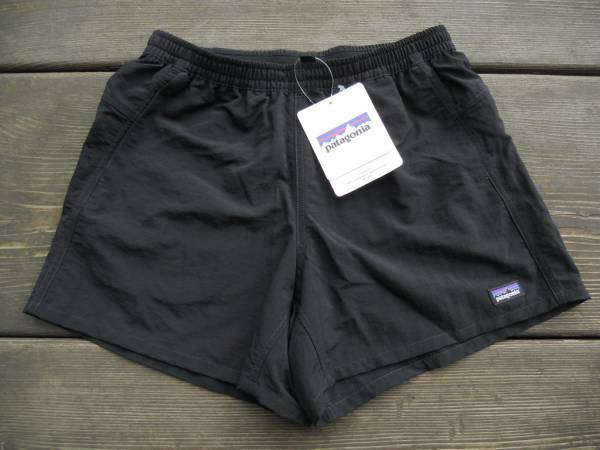 新品 パタゴニア PATAGONIA WS BAGGIES SHORTS S BLK バギーズ