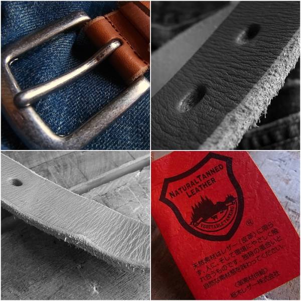 栃木レザー 本革ベルト MADE IN JAPAN 茶/ブラウン TDBT-1003