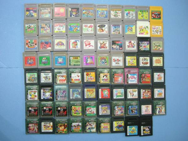 ○GB・GBC ゲームボーイソフト 79本セット ゲームボーイカラー共通