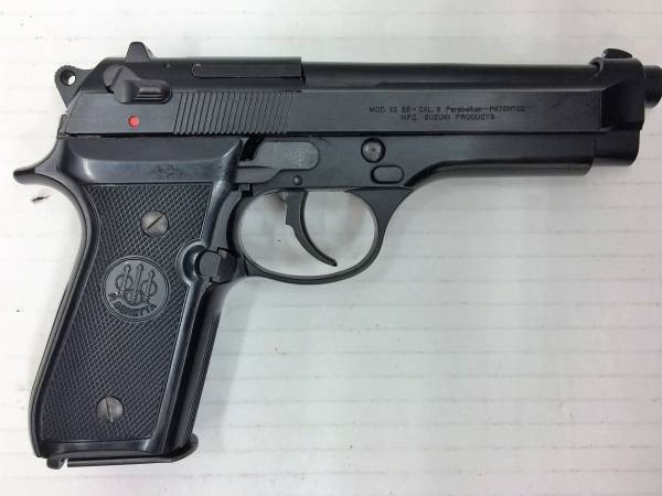 ベレッタ M92SB ABS ACG⁄スズキ] ブリリアントメッキ ダミー 発火
