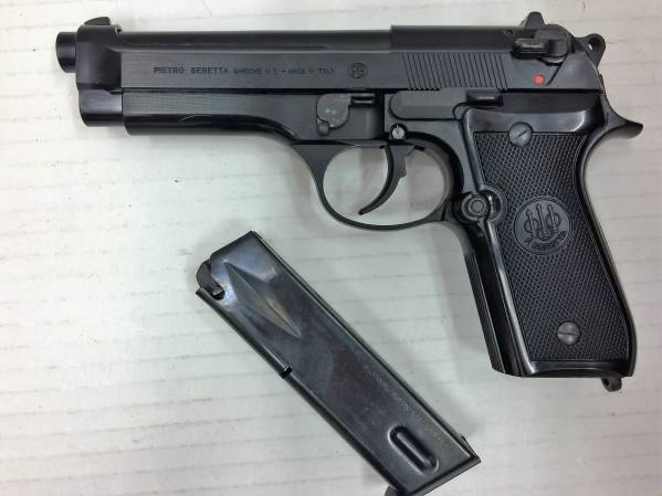 ベレッタ M92SB ABS ACG⁄スズキ] ブリリアントメッキ ダミー 発火