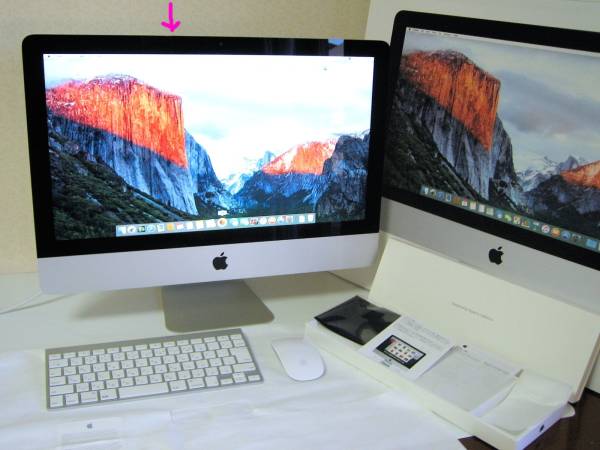 iMac (21.5-inch， Late 2012) i5-2.7G/8G/1T　WLAN　元箱