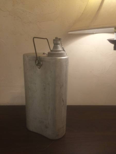 ビンテージ アルミ 携行缶 インダストリアル ガソリン ミリタリー_1