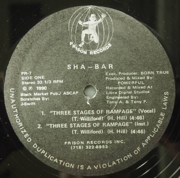 Rampage - Sha-Bar Three Stages Lethal Weapon Vinyl (12 Of ⁄ Guide