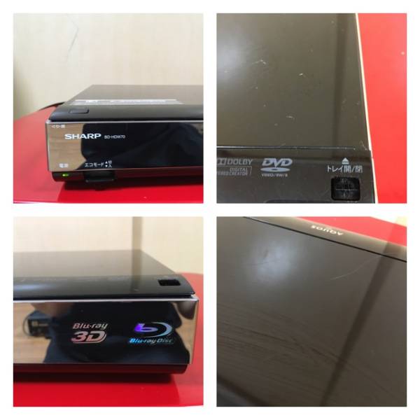 SHARP ブルーレイデイスクレコーダー BD-HDW70 日本製 ご覧頂き