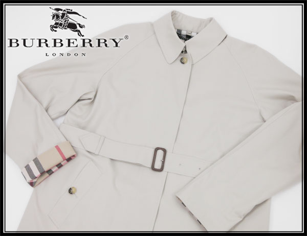 ★未使用★BURBERRY PRORSUM バーバリーチェック ロングコート L