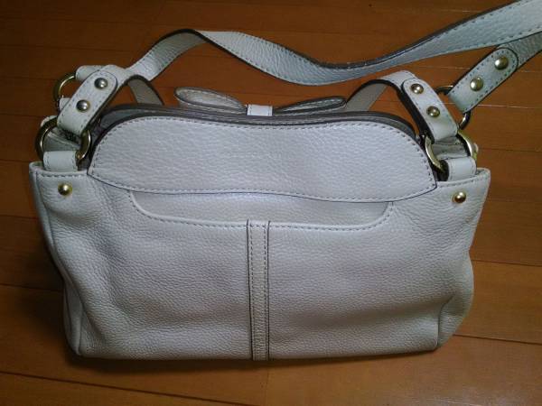 レベッカテイラー★ショルダーバッグ★本革★リボン★ベージュ