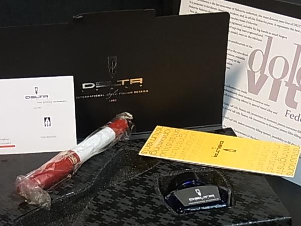 _x デルタ　万年筆　ドルチェビータ フェデリコ ユリウス 美品