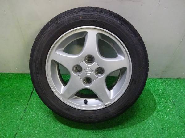 日産 キューブ Z10 純正タイヤホイール 14×5.5J PCD100 1本 243