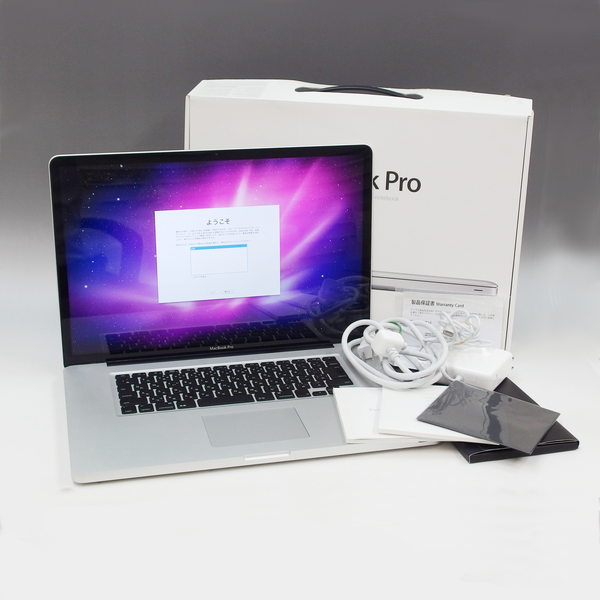 1円～極美品【APPLE】MacBookPro MC226J/A ノート型 付属完備