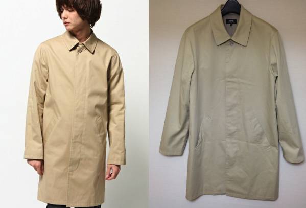 美品■size S■15AW A.P.C.■MACコート■ステンカラー■1109
