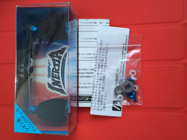 ZPI シマノ用 92mm ブルー イナーシャ カーボンハンドル