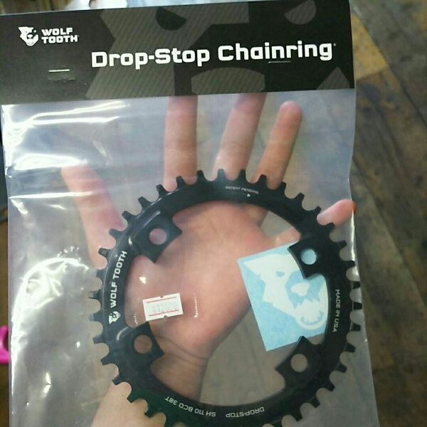 ウルフトゥース チェーンリング 38T 型番:Drop-stop chainring 【公式