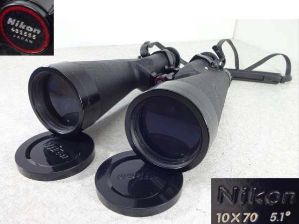 HOT，100%新品 □□Nikon ニコン 双眼鏡 10X70 5.1°□□